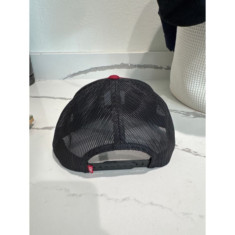Kimes Ranch Adjustable Hat Snap Back Red Black - Picture 3 of 4